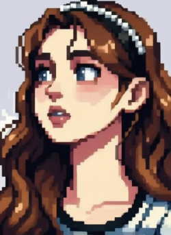 AI art portrait transformed into a six-illustration style
